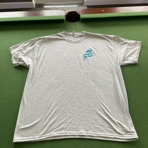 Shipyard Pumpkinhead Gray Short Sleeve Tee with Teal Accent